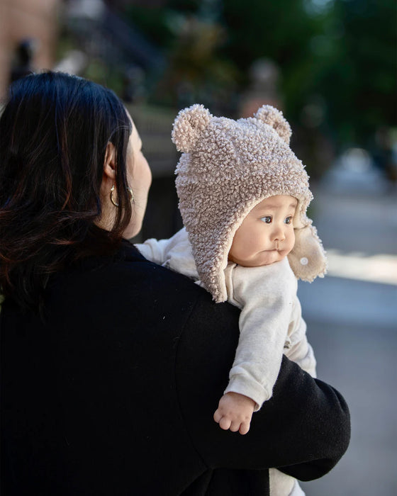 7 A.M. The Cub Set - Teddy - Baby Hat & Mitts Set