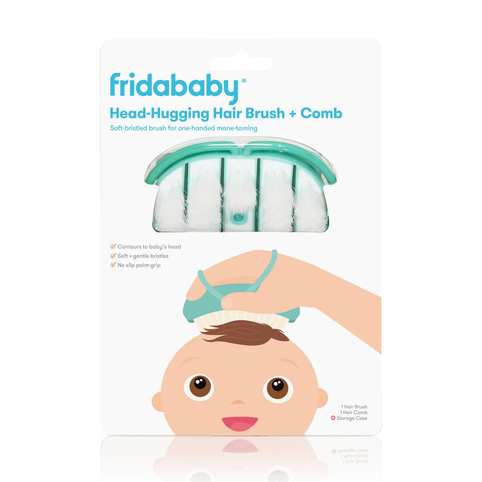 Frida Baby Head Hugging Hairbrush + Styling Comb Set