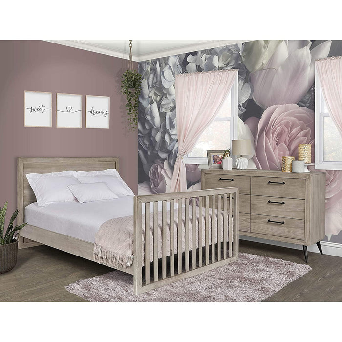 Lit de bébé convertible 4 en 1 Dream On Me Evolur Stilnovo Mid Century