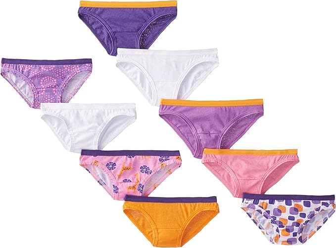 Fruit of the Loom Big Girls Bikini Briefs - 9 Pack