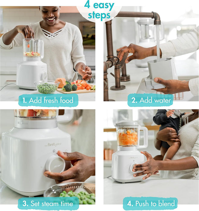 The First Years 2-in-1 Baby Food Maker and Steamer - 3.5 Cup Capacity