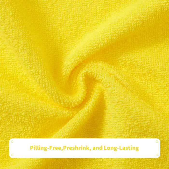 Ensemble de serviette à capuche et débarbouillettes canard jaune Precious Moments - 5 pièces
