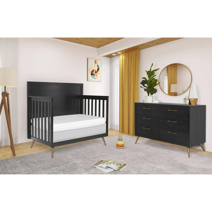 Lit de bébé convertible 4 en 1 Dream On Me Evolur Stilnovo Mid Century