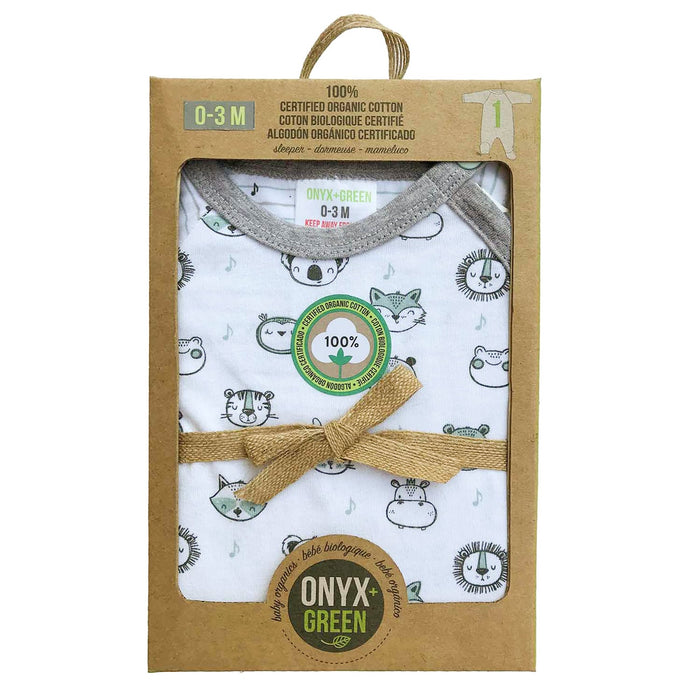 Pyjama pour bébé bio Onyx & Green