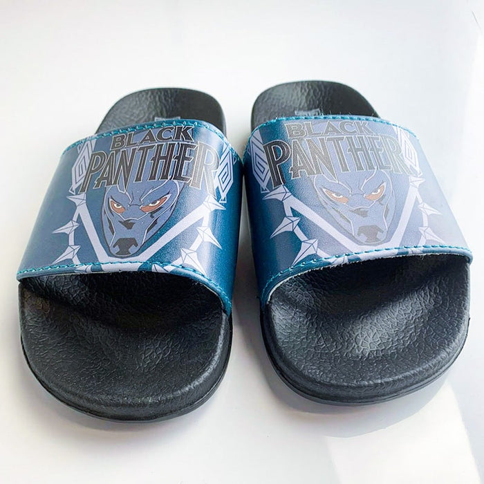Kids Shoes Black Panther Youth Boys Slip-on Sandals