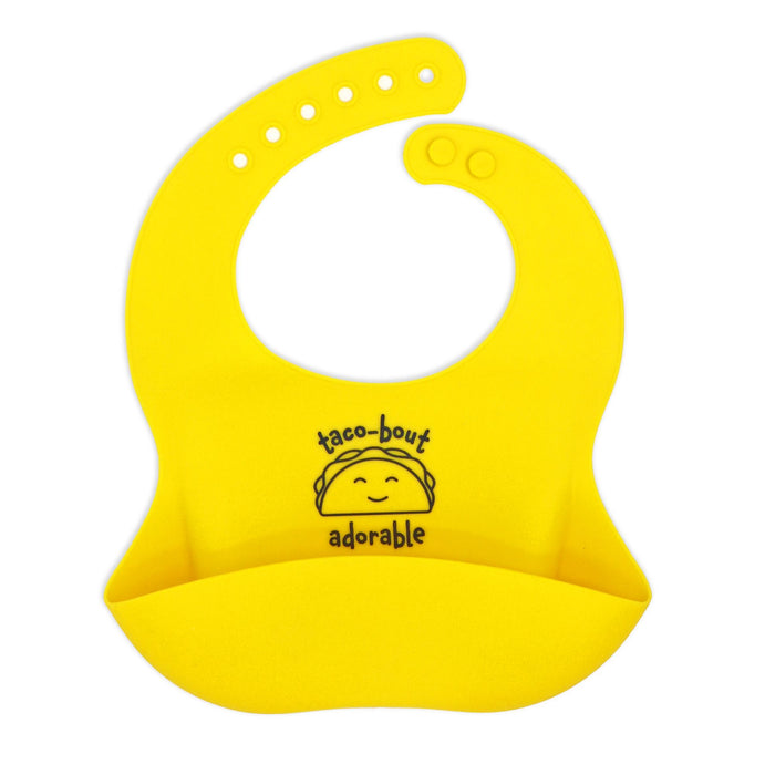 Necessities By Tendertyme Silicone Bib Feeding Set - Taco-Bout Adorable