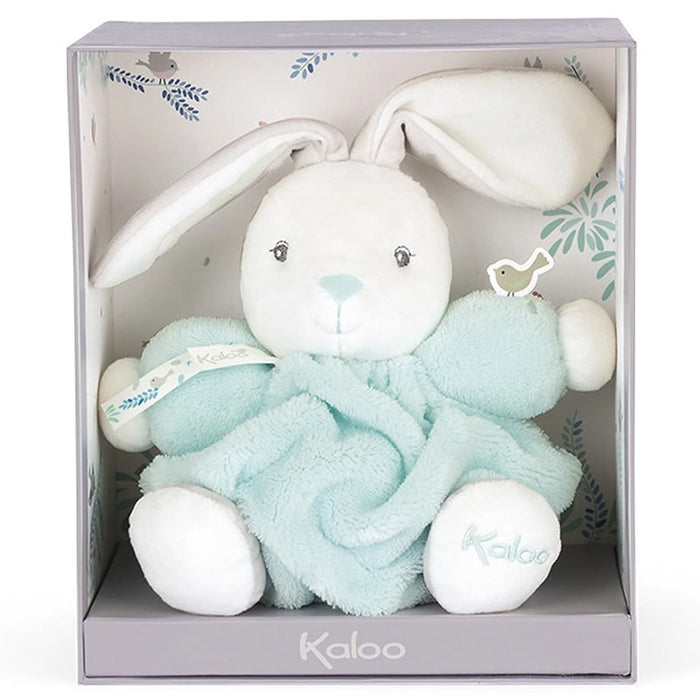Kaloo Peluche lapin Chubby pour bébés et tout-petits couleur-aquarelle aqua - Petit (20 cm/8")