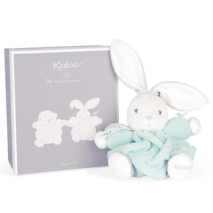 Kaloo Peluche lapin Chubby pour bébés et tout-petits couleur-aquarelle aqua - Petit (20 cm/8")
