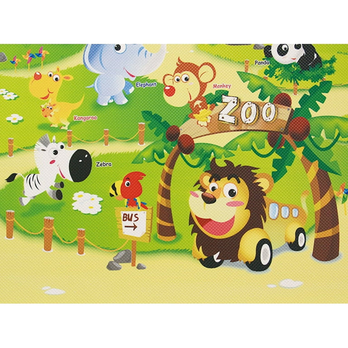 Dwinguler Baby, Toddler & Kids Playmat - Large, Zoo