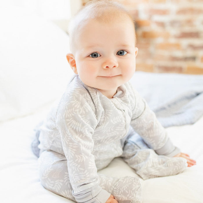 Pyjama pour bébé 1 pièce en bambou Perlimpinpin - Champignons
