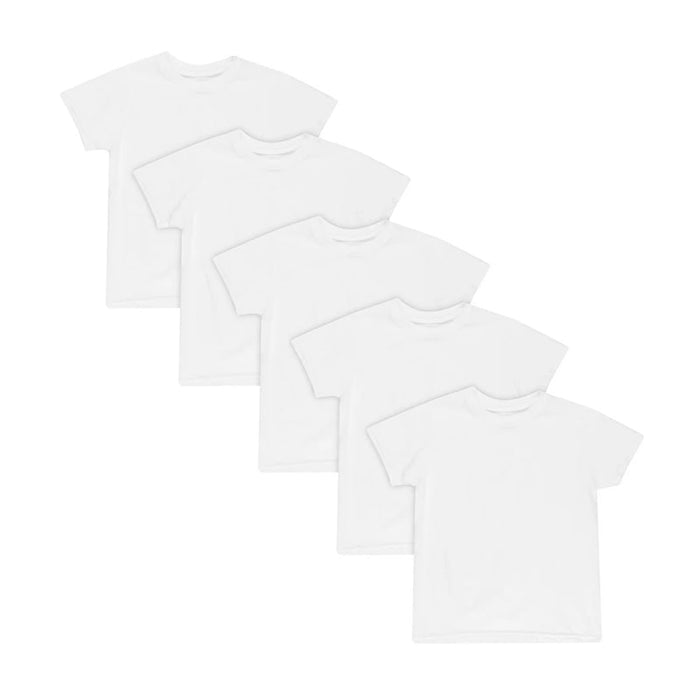 Hanes Toddler Boys Super Soft Crew Tee - 5pk