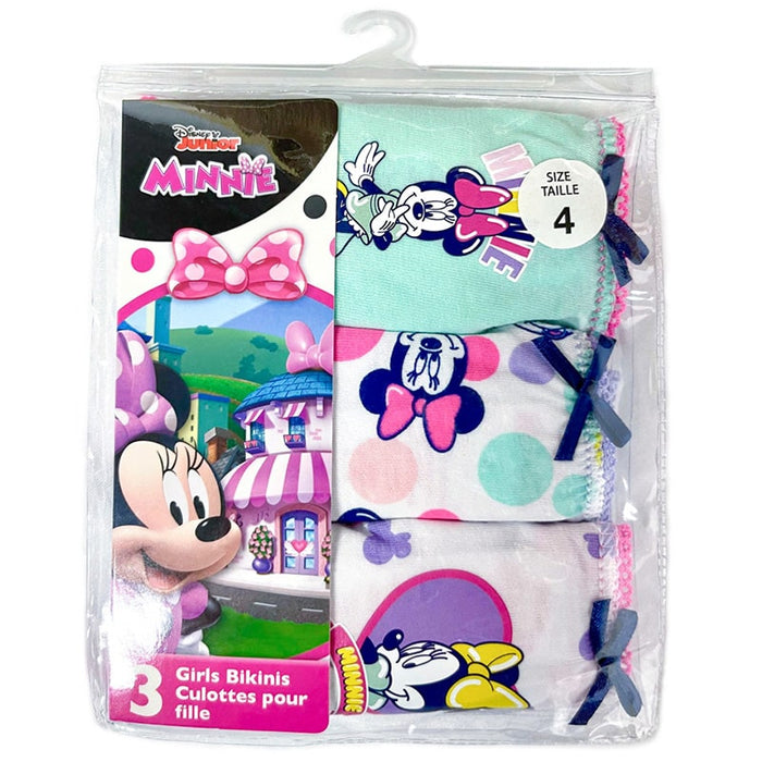 Jellifish Disney Minnie Mouse Girls Underwear (3 Pack)