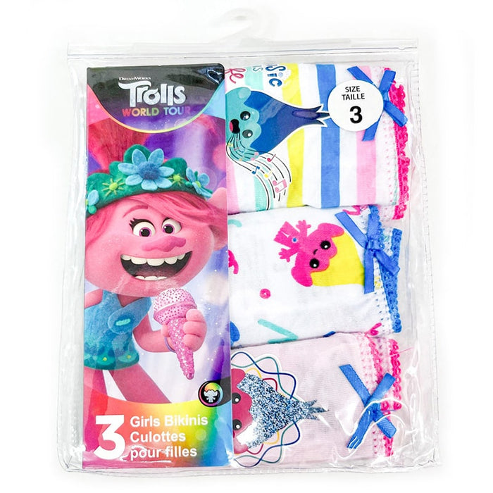 Jellifish Trolls Girls Underwear - 3 Pack
