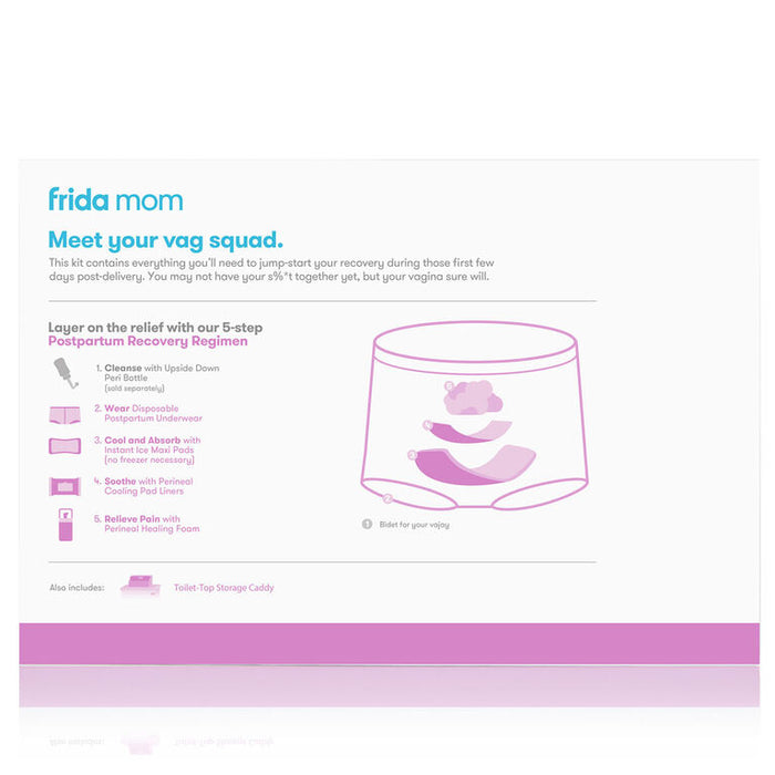 Kit d'essentiels de récupération post-partum de Frida Mom