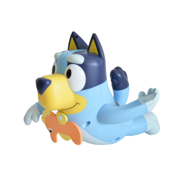 Jouet de bain Tomy Toomies Bluey qui nage avec hippocampe