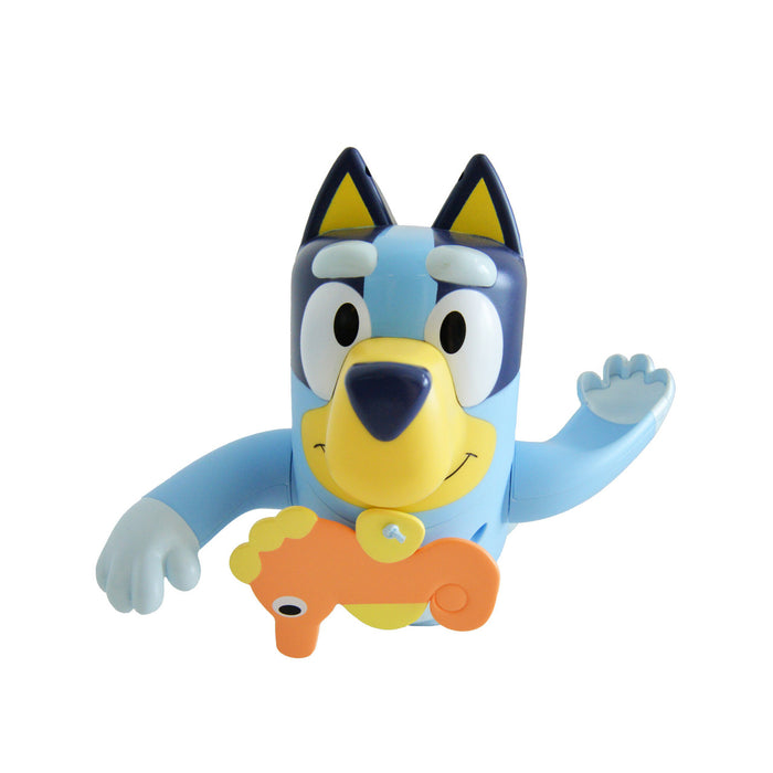 Tomy Toomies Swimming Bluey Bath Toy with Seahorse