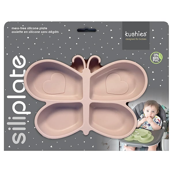 Kushies Plats en silicone à ventouse pour bébé Siliplate