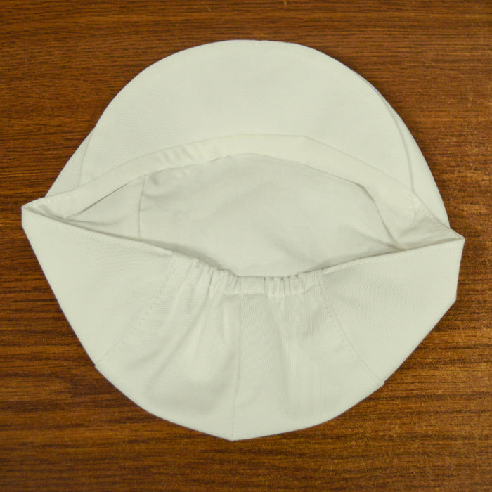 Baby Boys Baptism Cap – Classic Design in White & Ivory (Sizes 0 to 30m)