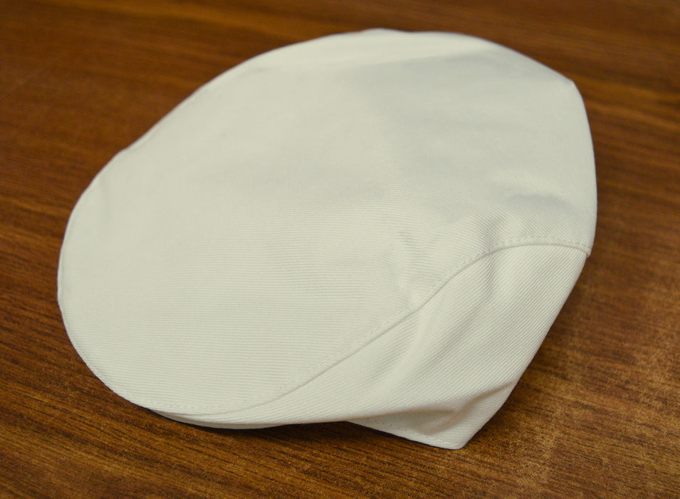 Baby Boys Baptism Cap – Classic Design in White & Ivory (Sizes 0 to 30m)