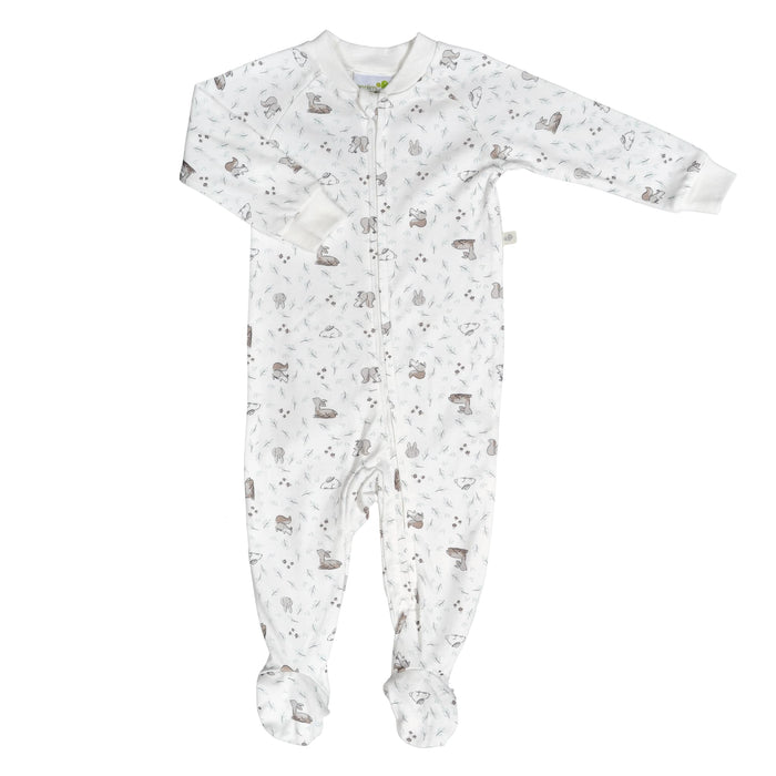 Pyjama pour bébé 1 pièce en bambou Perlimpinpin - Faons