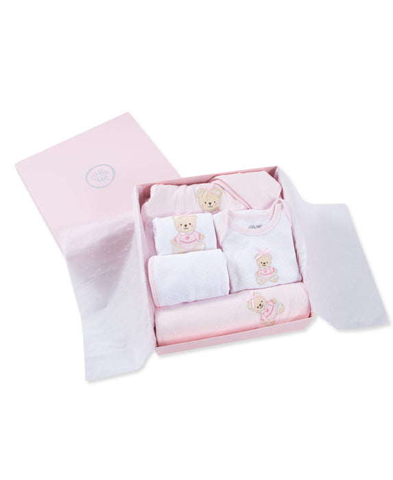 Little Me Coffret cadeau Ours rose