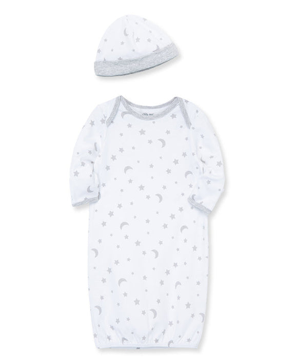 Pyjama et chapeau Little Me Moon & Stars