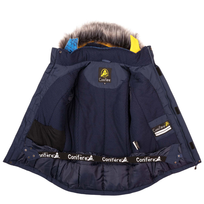 Conifere OBO - Boys Navy/Yellow Snowsuit Set
