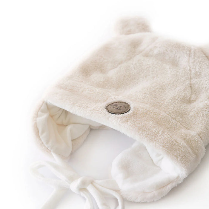 Bonnet en peluche Ourson Petit Coulou pour bébé (0 à 18 mois)