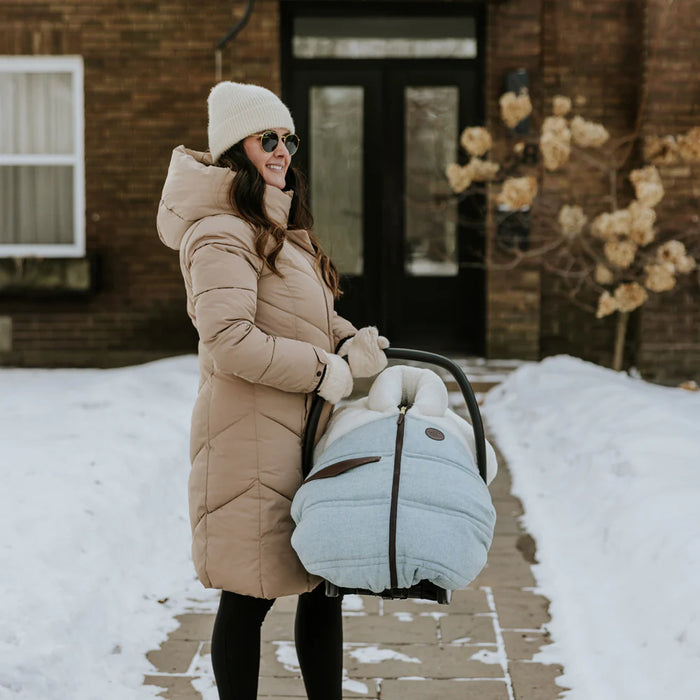 Petit Coulou 3 Seasons Car Seat Cover - Sherpa Collection - Banff