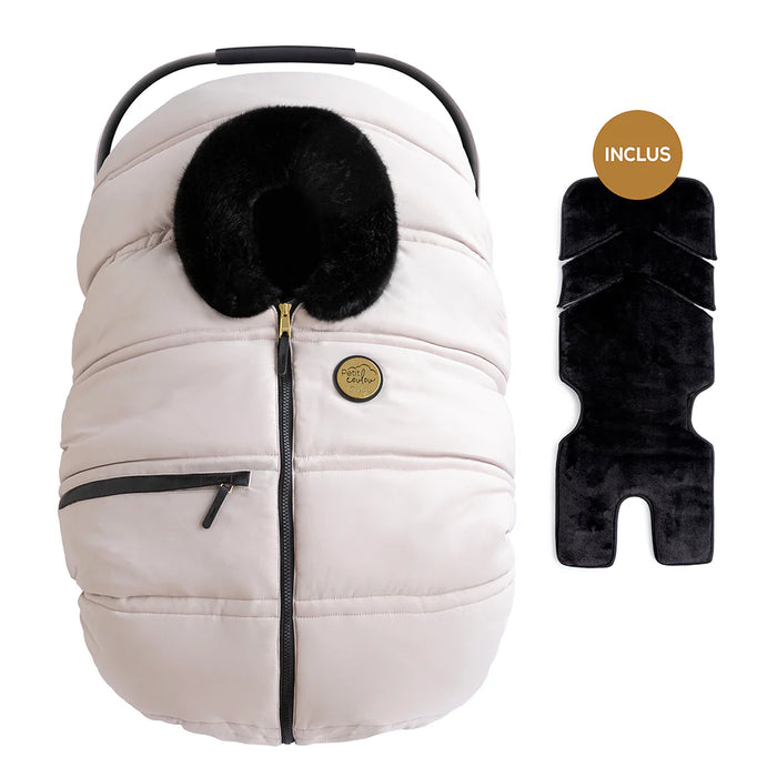 Petit Coulou 3 Seasons Car Seat Cover & Insulated Backing - Luxury Set