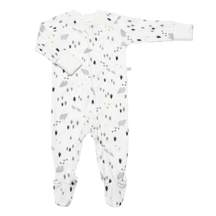 Pyjama 1 pièce en bambou pour bébé Perlimpinpin - Ours