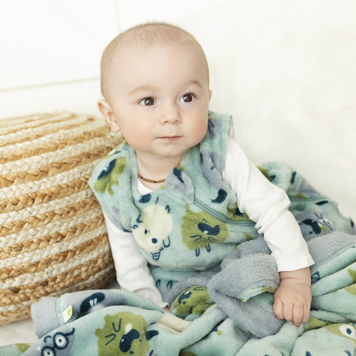 Perlimpinpin Eco-Friendly Soft Plush Baby Blanket