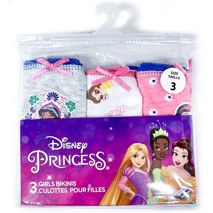 Jellifish Sous-vêtements de Princesses Disney pour filles - Pqt de 3