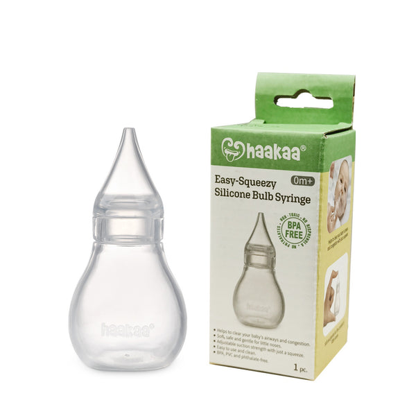 Seringue à bulbe nasale en silicone Haakaa Easy-Squeezy 0 m+