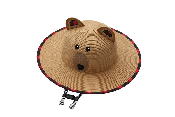 Flapjack Kids UPF50+ Lifeguard Staw Hat - Bear