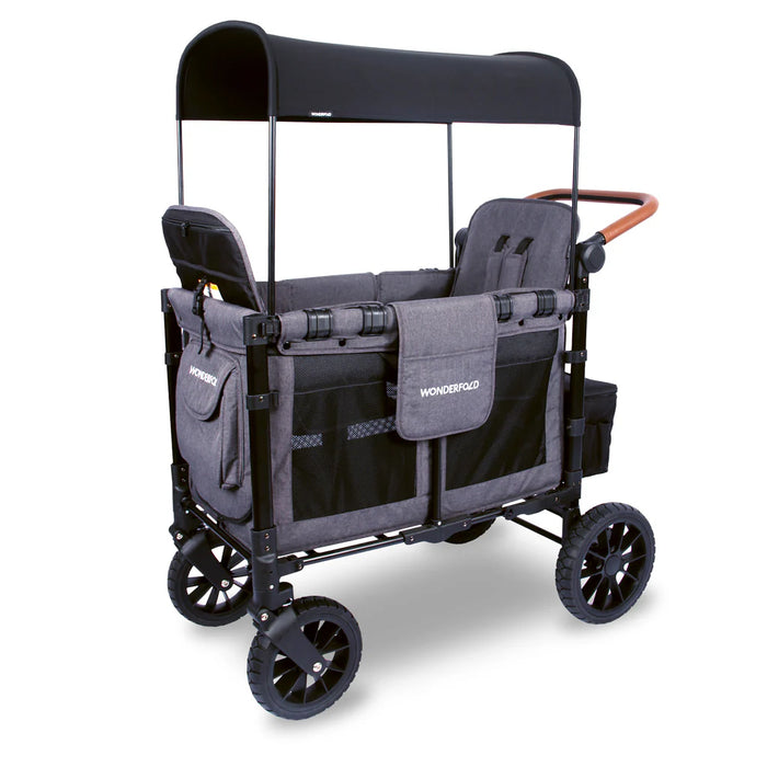 Poussette-wagon double Wonderfold W2 LUXE Premium Push