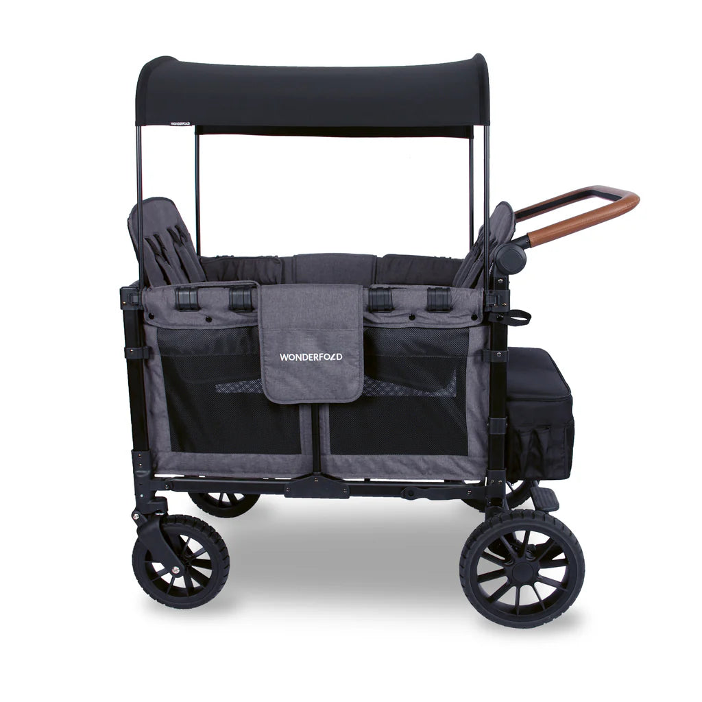 Wonderfold W4 LUXE Premium Push Quad Stroller