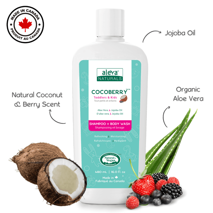 Aleva® - Aleva Naturals® Cocoberry™ Toddler & Kids Shampoo & Body Wash - 480ml