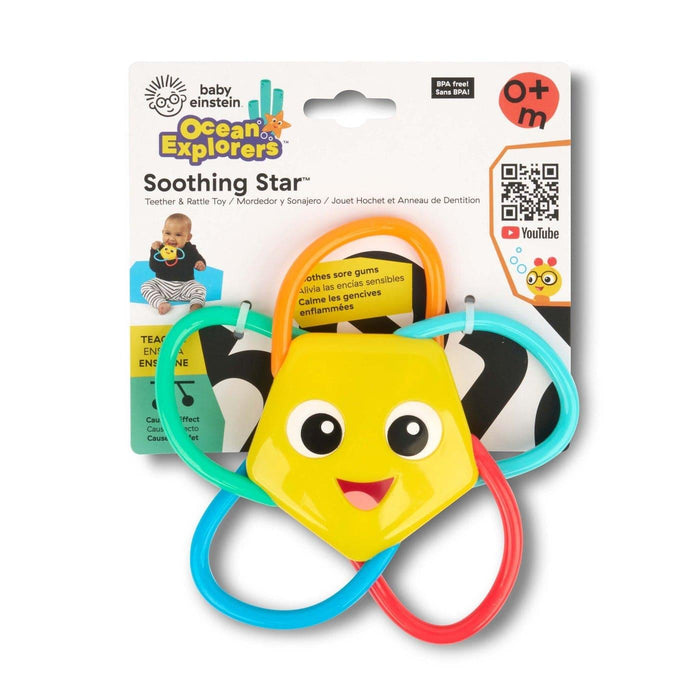 Baby Einstein® - Baby Einstein Soothing Star™ Teether & Rattle Toy