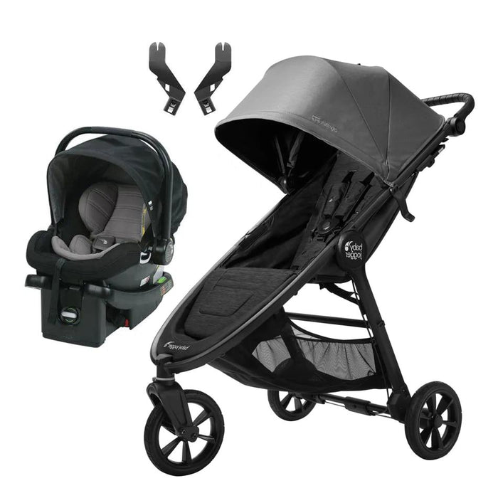 Poussette City Mini GT2 et siège auto City Go de Baby Jogger - Noir opulent