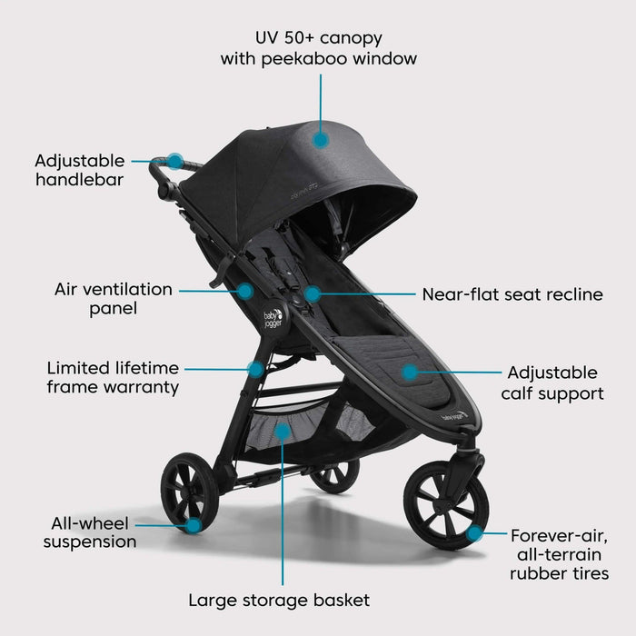 Baby Jogger City Mini GT2 Stroller & Graco Snugride 35 Lit LX Car Seat