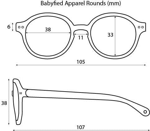 Babyfied Apparel - Babyfield Apparel Glossy Black Baby Sunglasses with Strap 0-24m