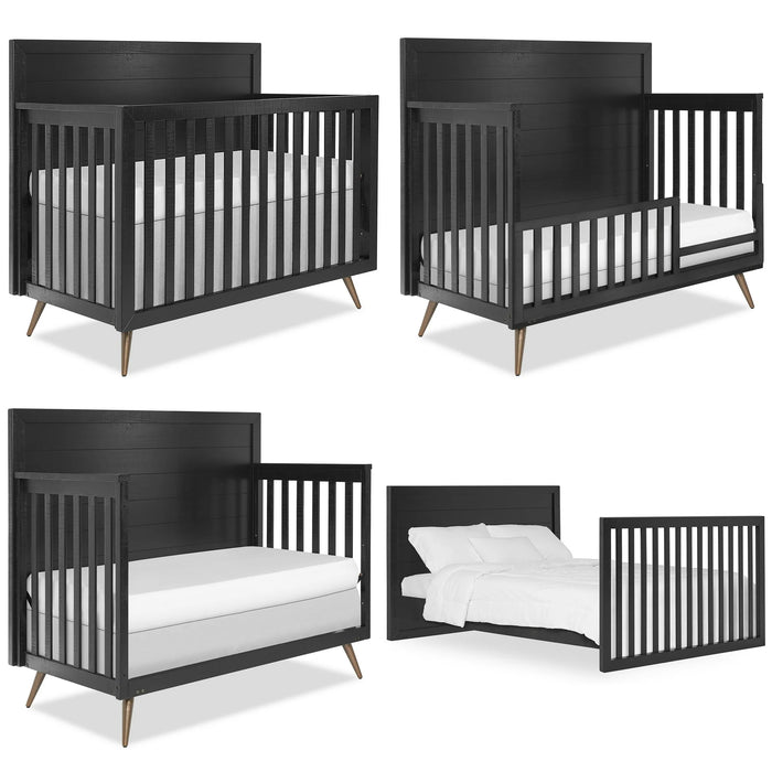 Lit de bébé convertible 4 en 1 Dream On Me Evolur Stilnovo Mid Century