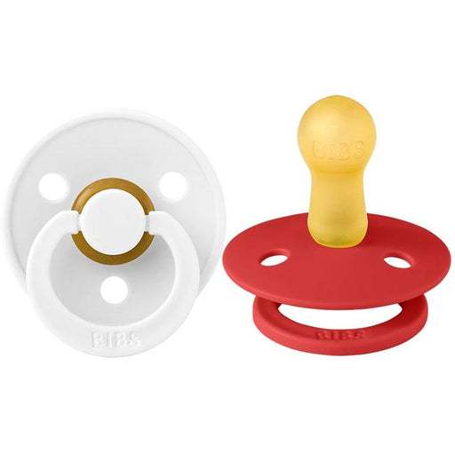 Bibs® - Bibs Original Natural Rubber Pacifiers - 2 Pack - 2 Colors