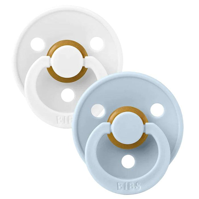 Bibs® - Bibs Original Natural Rubber Pacifiers - 2 Pack - 2 Colors