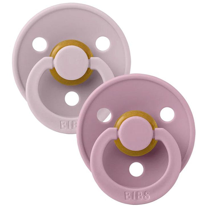 Bibs® - Bibs Original Natural Rubber Pacifiers - 2 Pack - 2 Colors