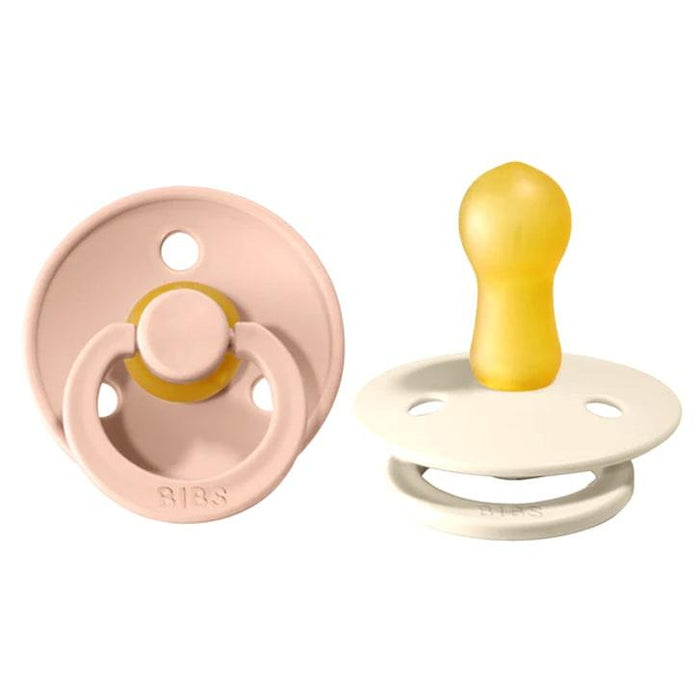 Bibs® - Bibs Original Natural Rubber Pacifiers - 2 Pack - 2 Colors