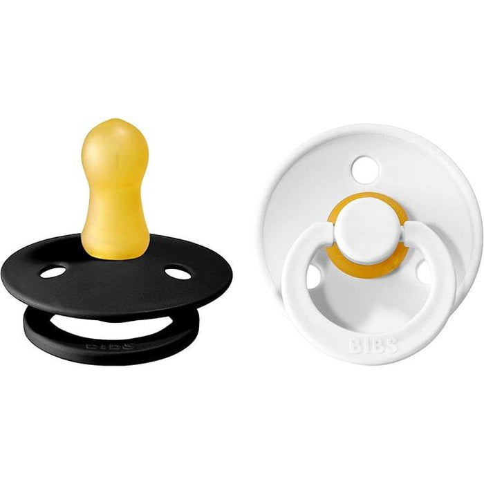 Bibs® - Bibs Original Natural Rubber Pacifiers - 2 Pack - 2 Colors