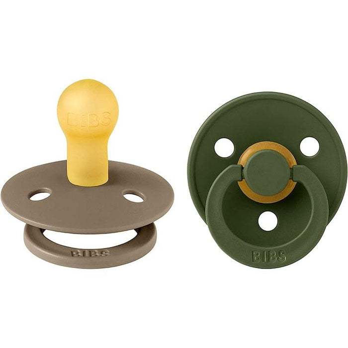 Bibs® - Bibs Original Natural Rubber Pacifiers - 2 Pack - 2 Colors