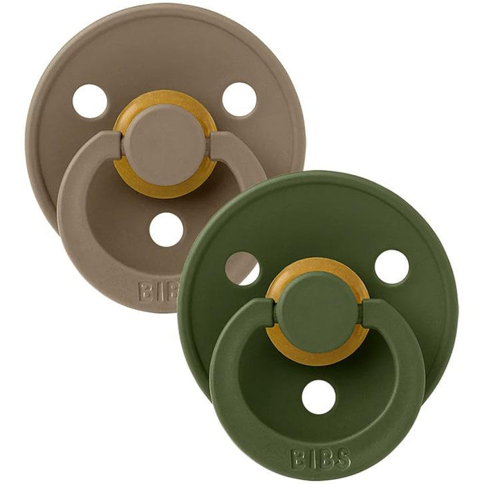 Bibs® - Bibs Original Natural Rubber Pacifiers - 2 Pack - 2 Colors